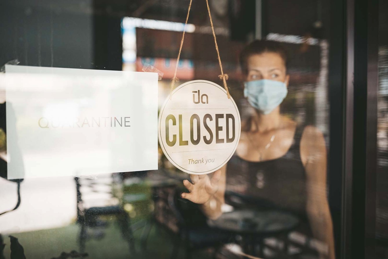 Store closed because of pandemic | Covid-19