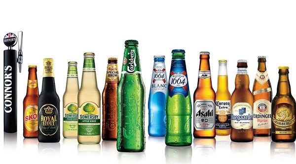 Carlsberg product range